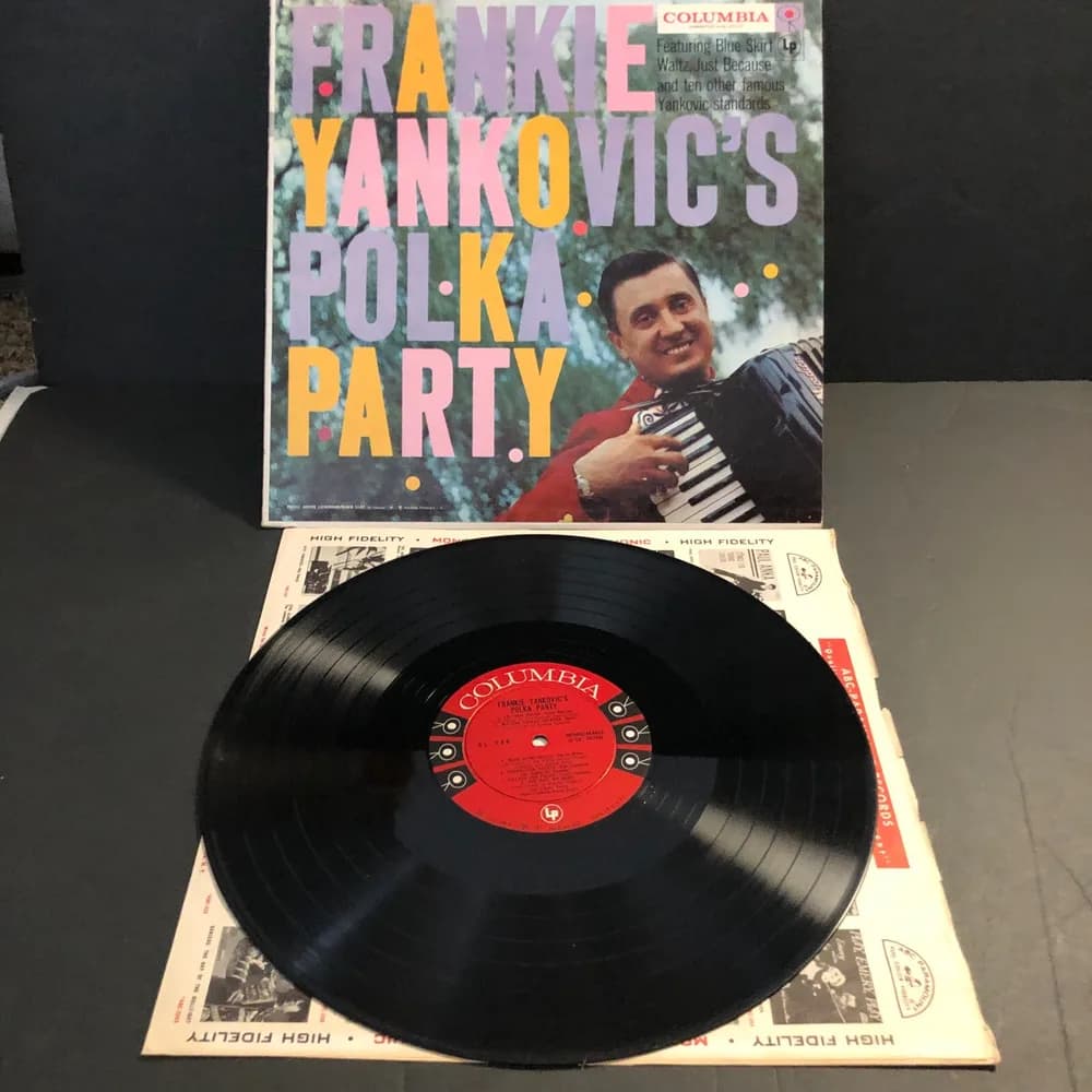 Frankie Yankovic's ‎Polka Party VINYL LP polish music COLUMBIA CL638