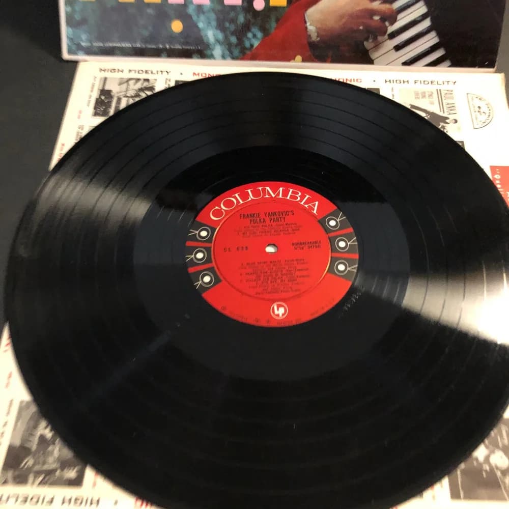 Frankie Yankovic's ‎Polka Party VINYL LP polish music COLUMBIA CL638 - Image 2