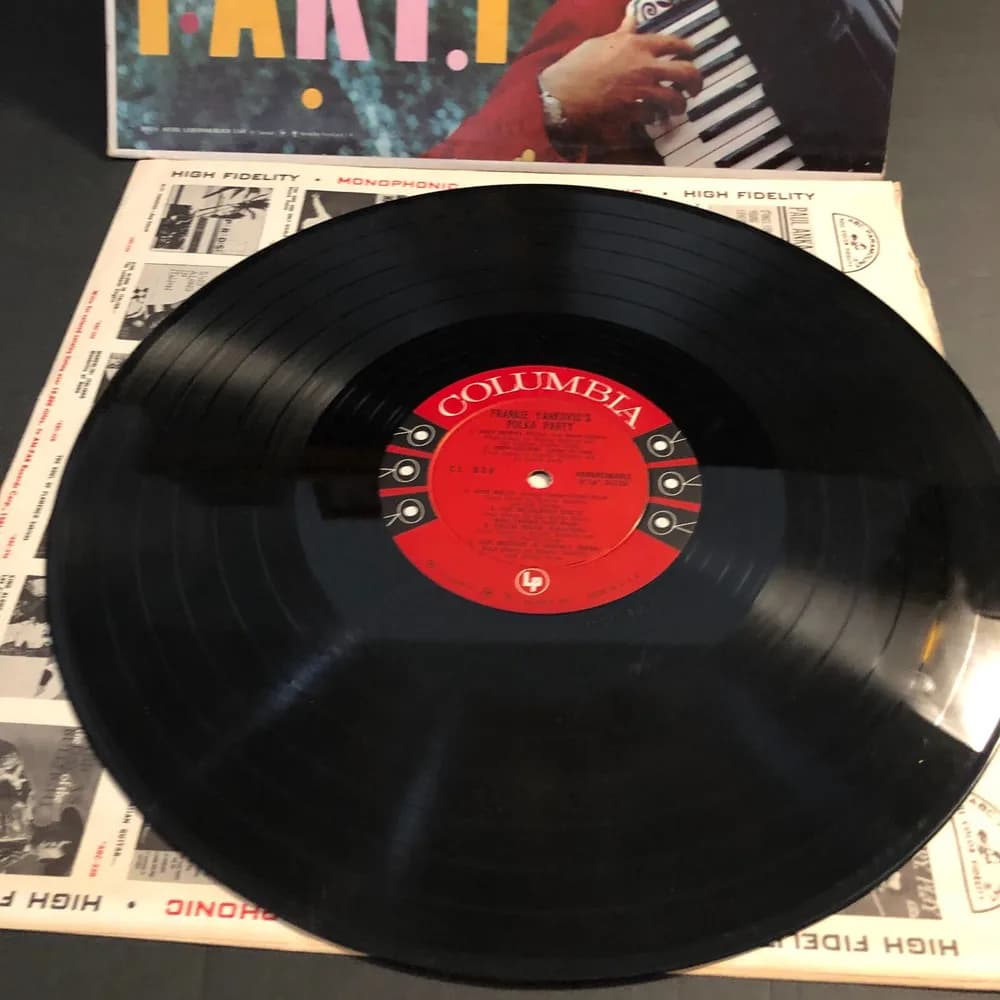 Frankie Yankovic's ‎Polka Party VINYL LP polish music COLUMBIA CL638 - Image 4
