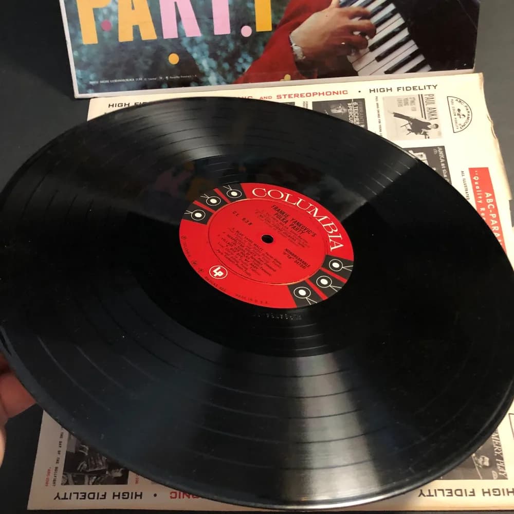 Frankie Yankovic's ‎Polka Party VINYL LP polish music COLUMBIA CL638 - Image 7