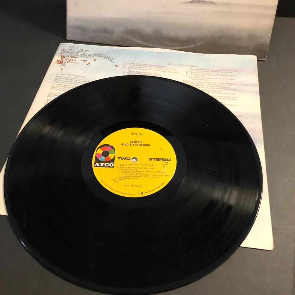 Genesis Wind & Wuthering Vinyl LP 1970s SD-36-144  - Image 5