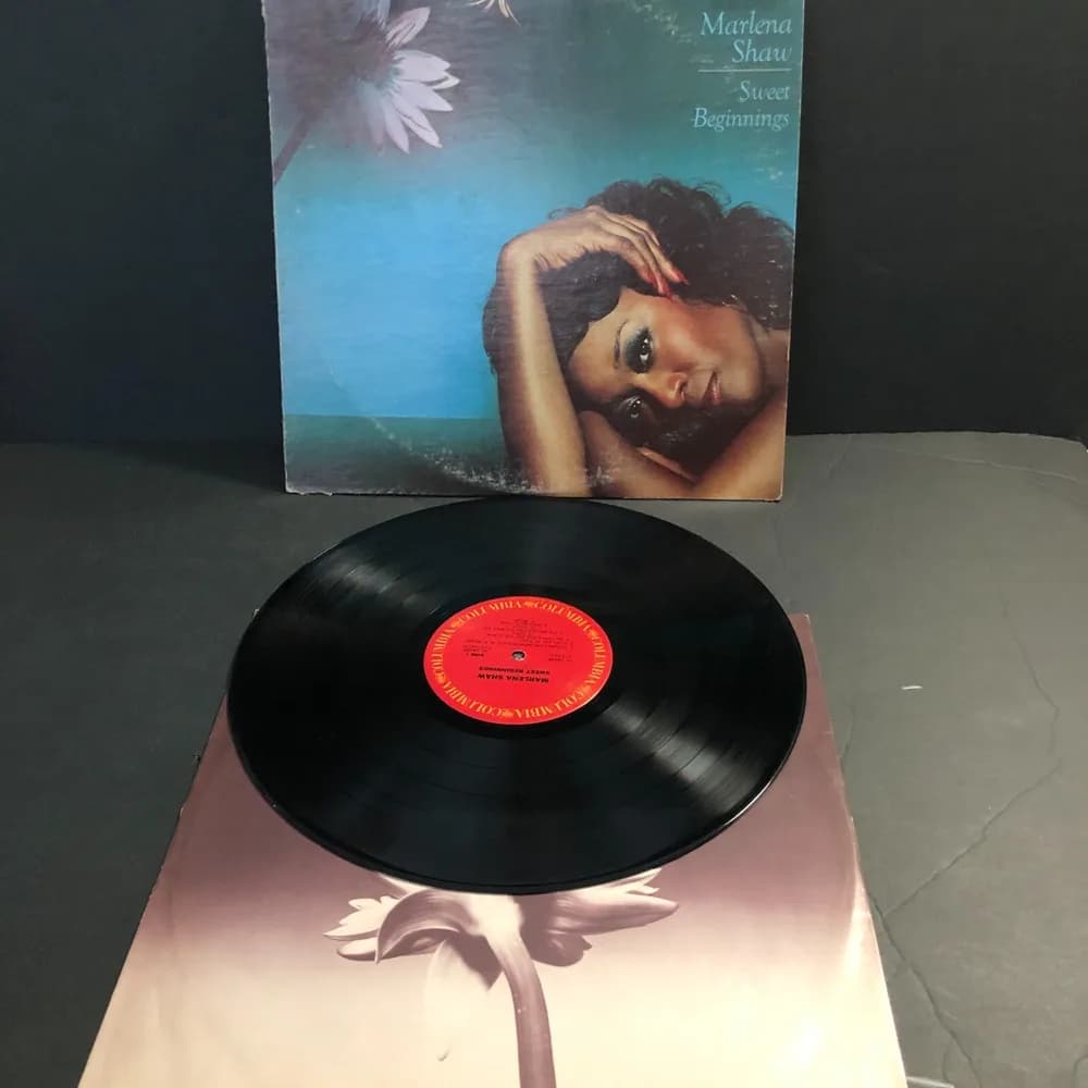 Marlena Shaw - Sweet Beginnings Columbia LP PC 34458  SOUL DISCO STEREO
