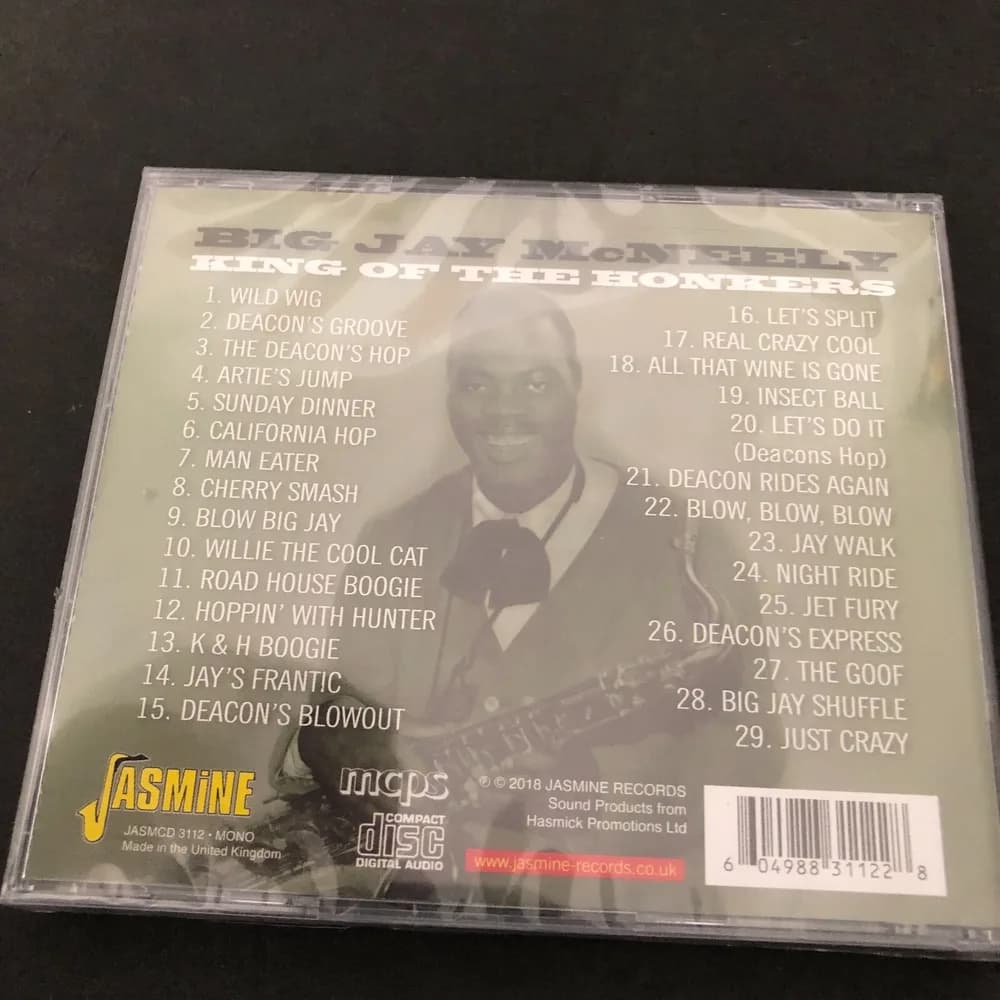 BIG JAY MCNEELY - KING OF THE HONKERS: SELECTED SINGLES 1948-1952 NEW CD - Image 3
