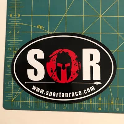 Spartan Race Sticker spartanrace.com