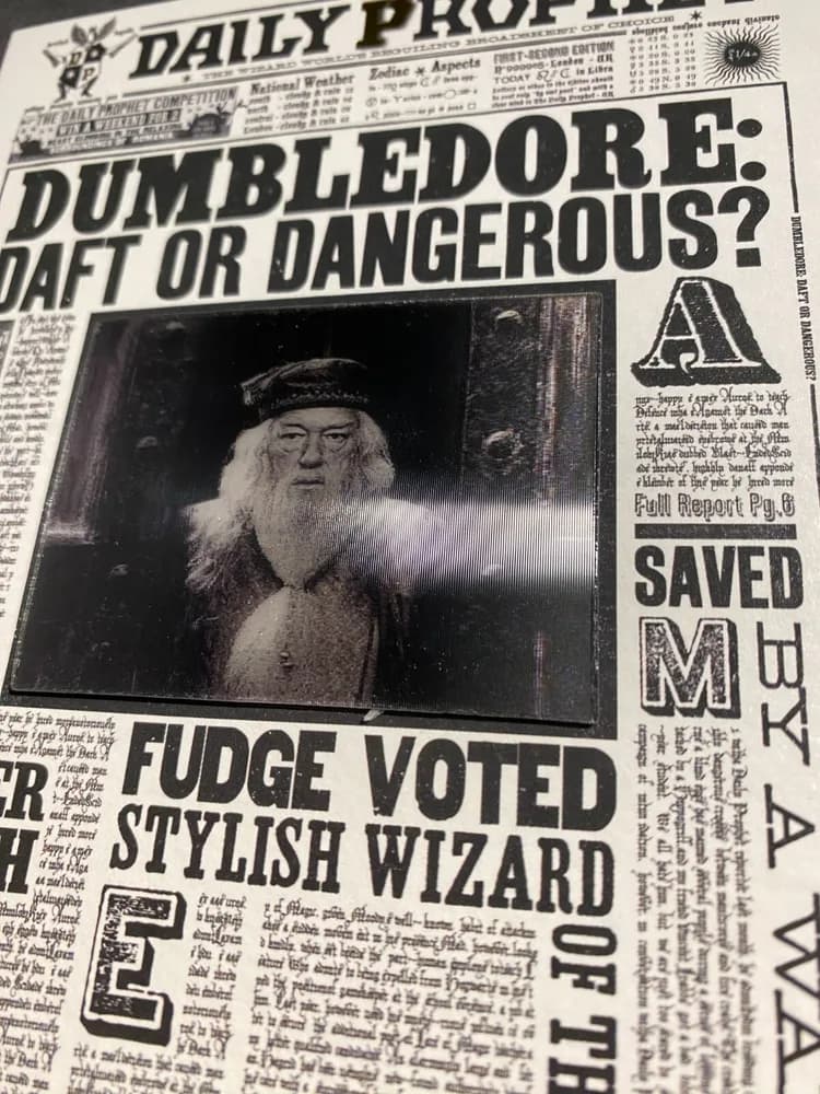 12 PCS Harry Potter Notecard The Daily Prophet: Dumbledore Daft or Dangerous? - Image 4