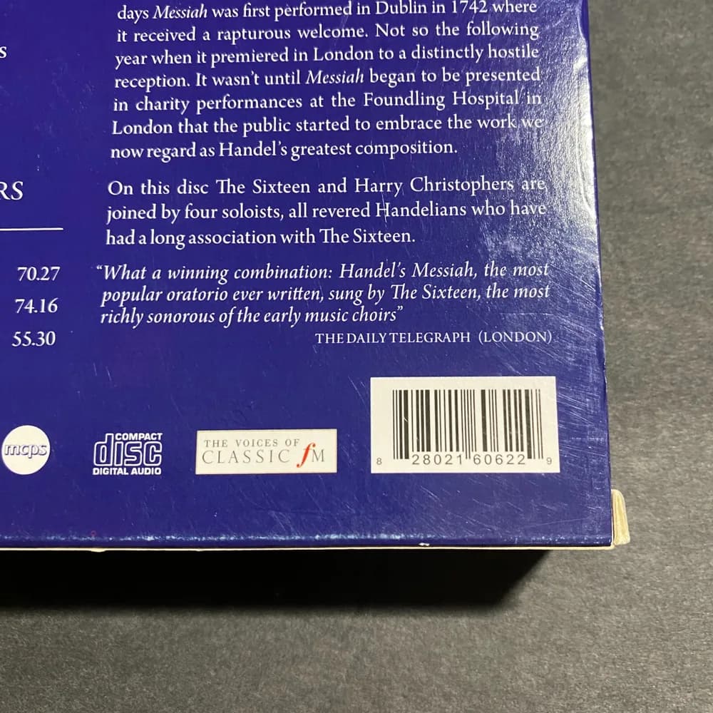 Handel, G.F. Messiah Audio CD (ex-Library) 3 discs - Image 3
