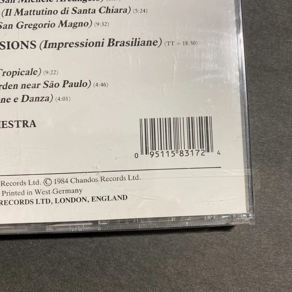 OTTORINO RESPIGHI: CHURCH WINDOWS; BRAZILIAN IMPRESSIONS NEW CD - Image 3