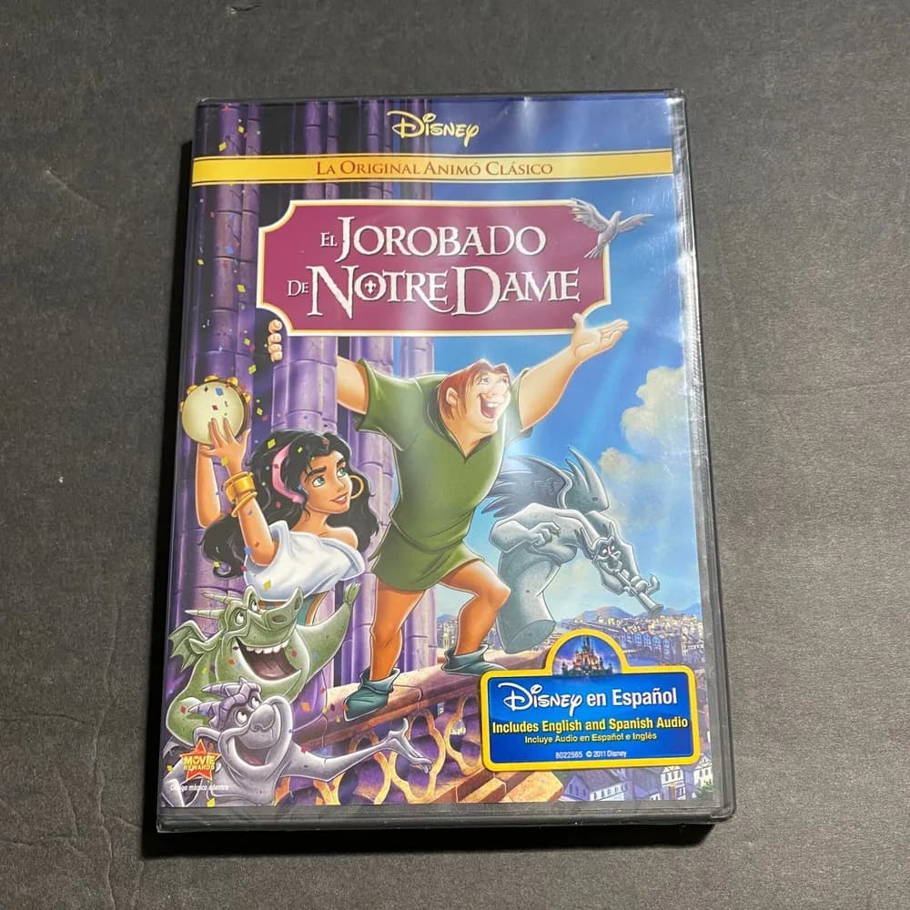 The Hunchback of Notre Dame (DVD, 2011, Spanish) FACTORY SEALED