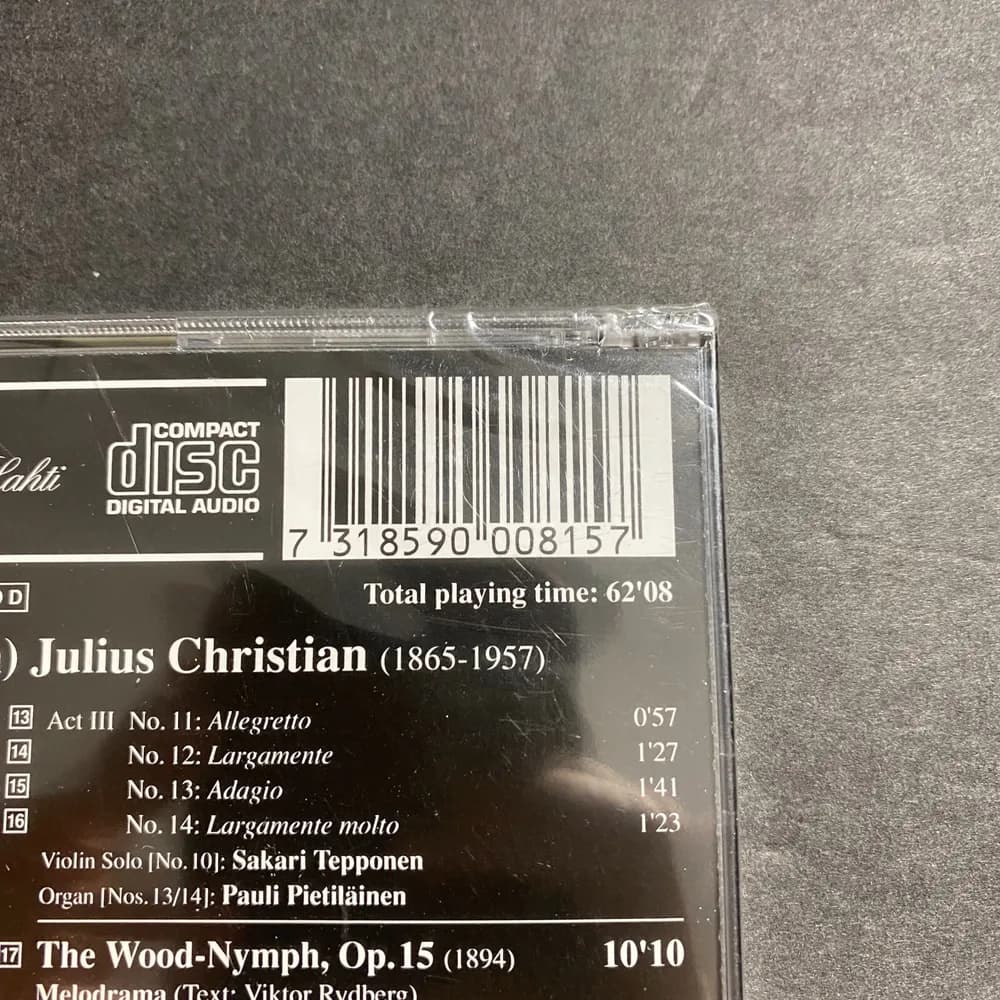 Jean Sibelius Sibelius: The Wood-Nymph (Both Versions); A Lonely Ski-Trail (CD) - Image 3