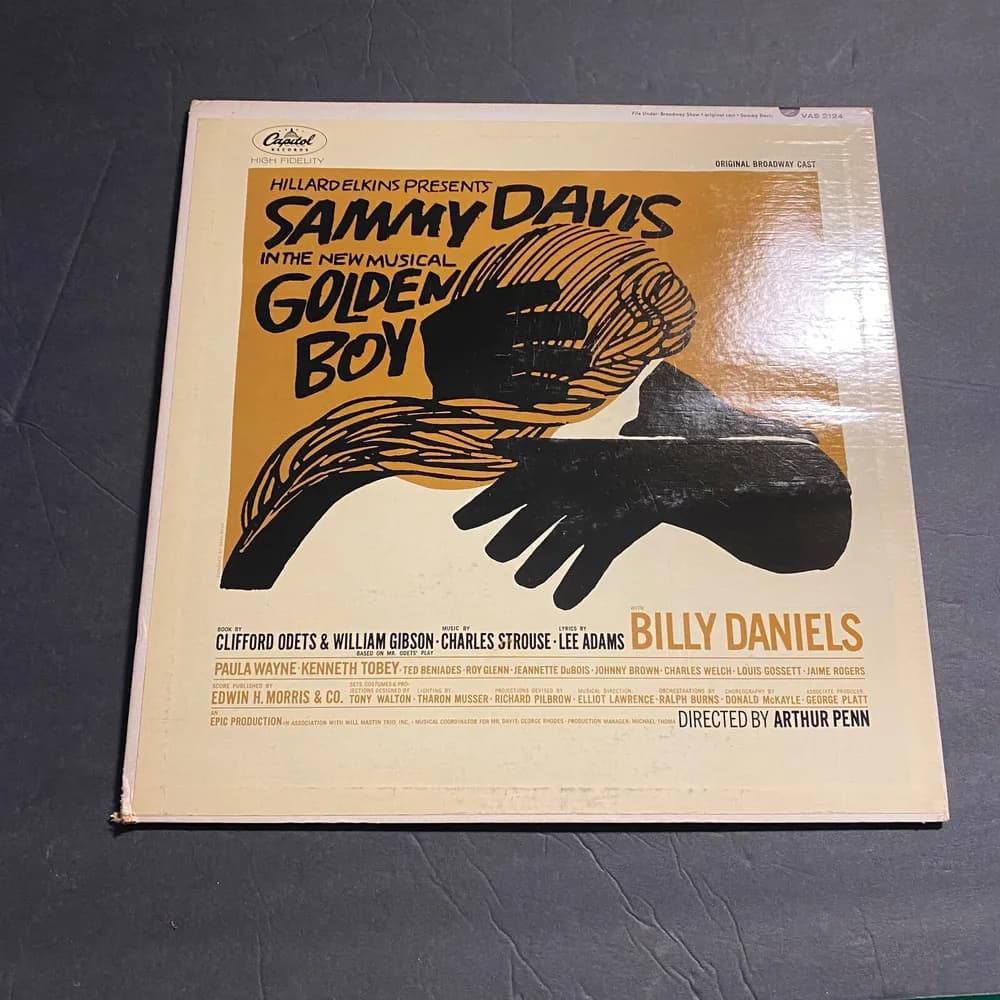 Sammy Davis Jr Golden Boy Original Cast Musical Vinyl Record LP Capitol VAS-2124 - Image 2