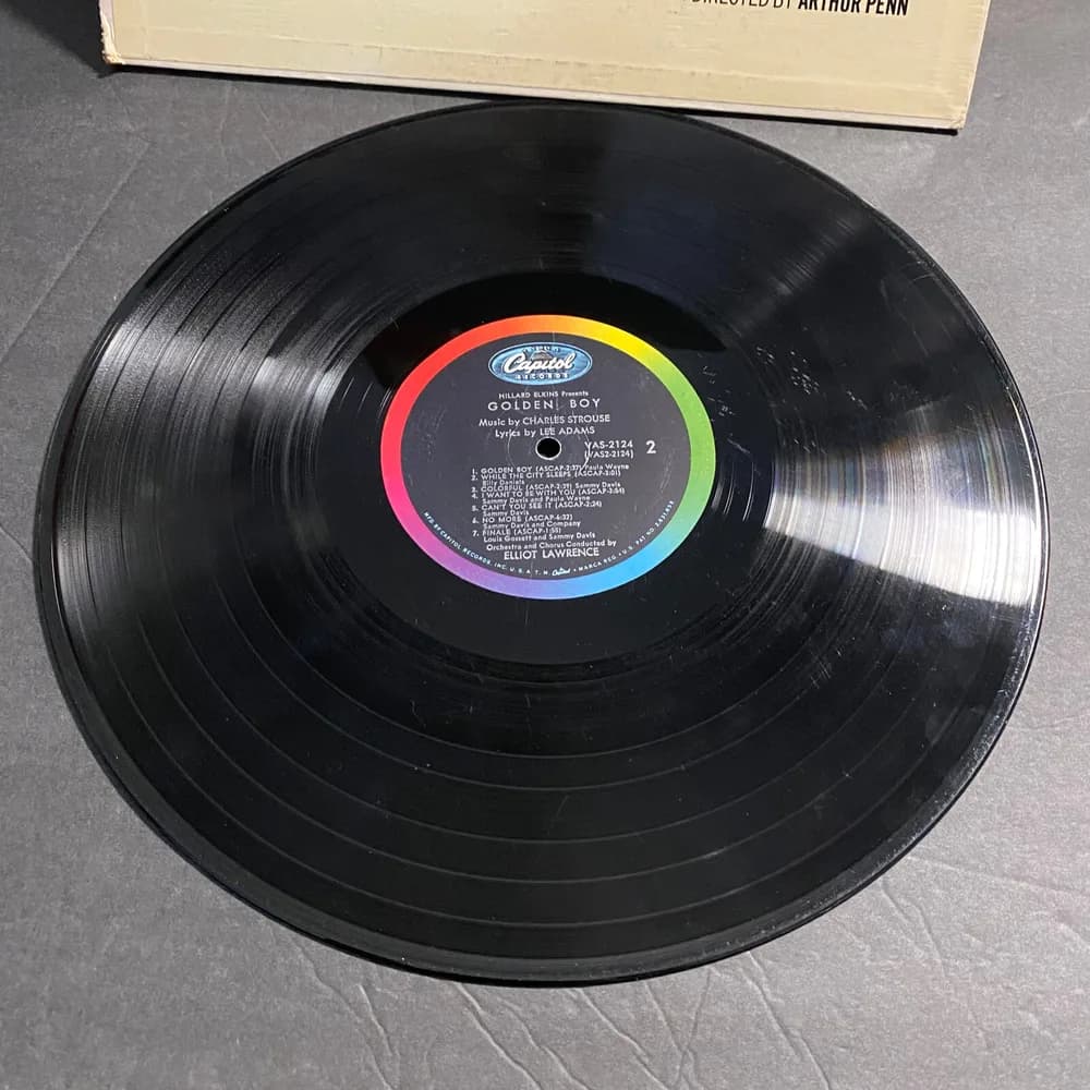 Sammy Davis Jr Golden Boy Original Cast Musical Vinyl Record LP Capitol VAS-2124 - Image 7
