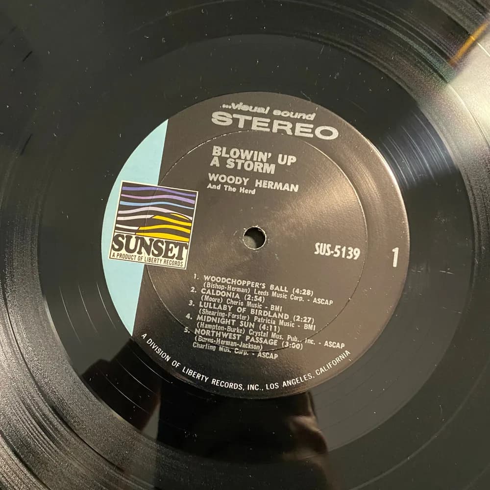 WOODY HERMAN & THE HERD / BLOWIN' UP A STORM (LP, 1966) SUNSET RECORDS #SUS-5139 - Image 6