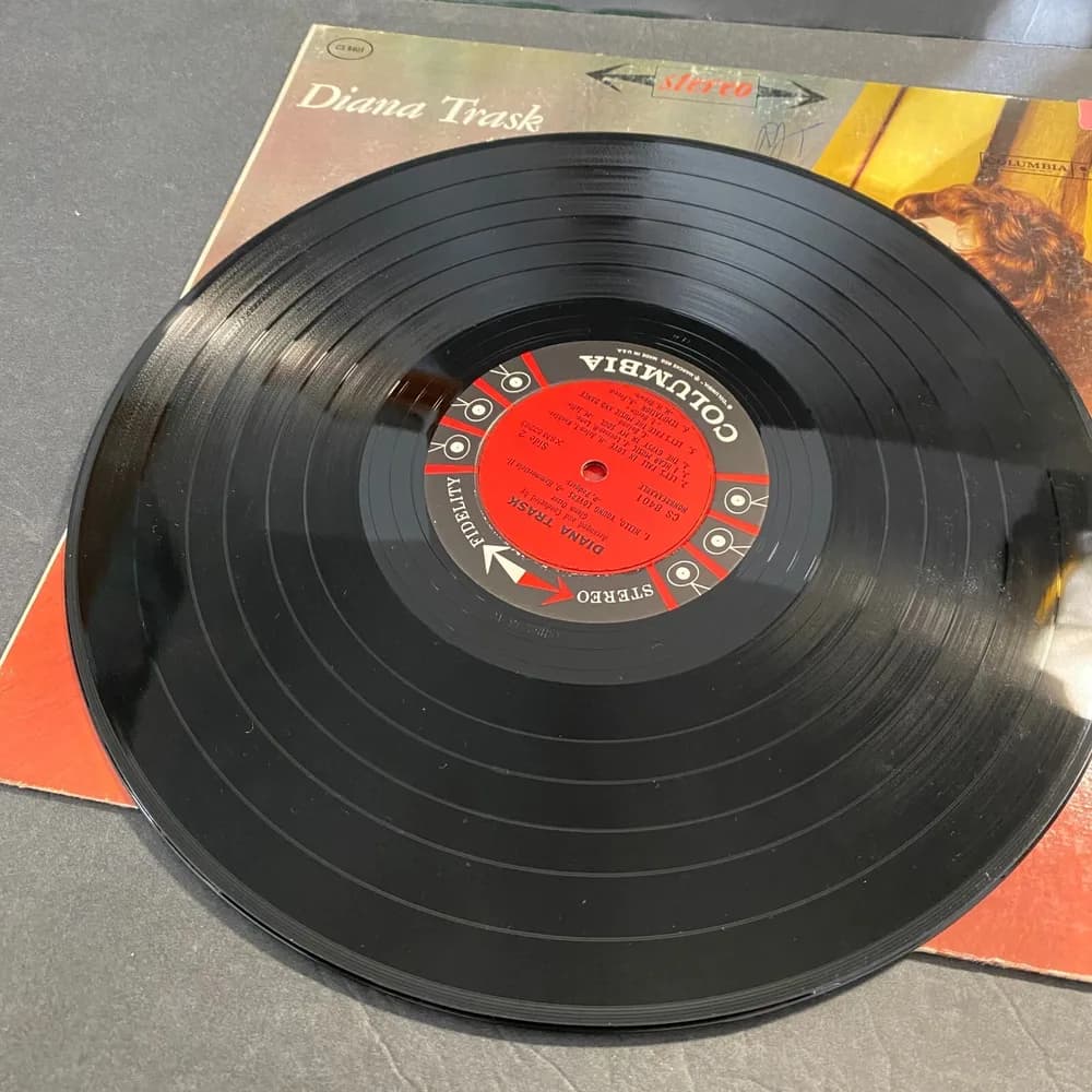 DIANA TRASK, SELF TITLED - SIX EYE LOGO LABEL CS 8401 GLENN OSSER - Image 7
