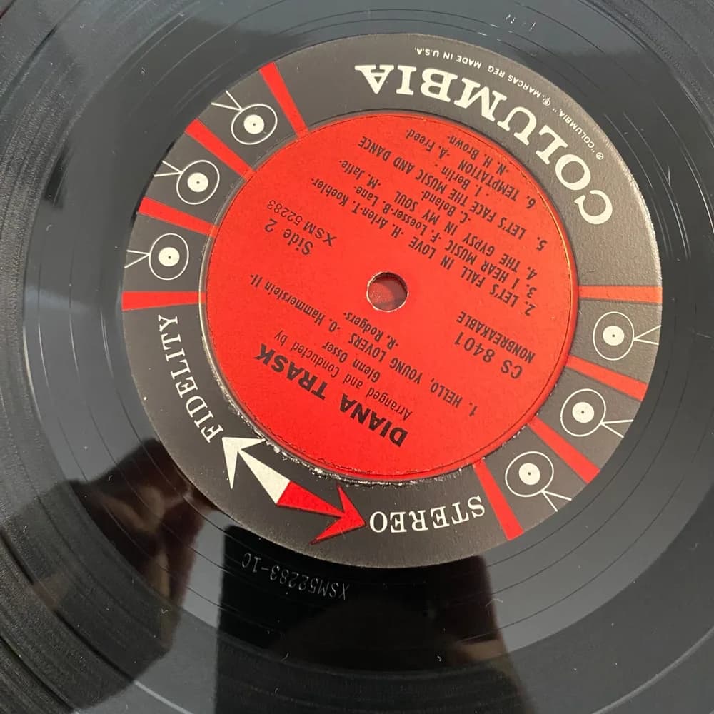 DIANA TRASK, SELF TITLED - SIX EYE LOGO LABEL CS 8401 GLENN OSSER - Image 8