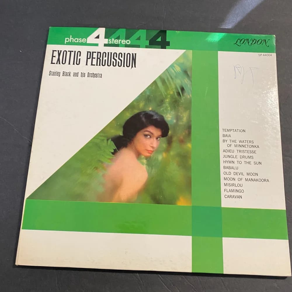 STANLEY BLACK, EXOTIC PERCUSSION - LP SP 44004 CHEESECAKE - Image 2