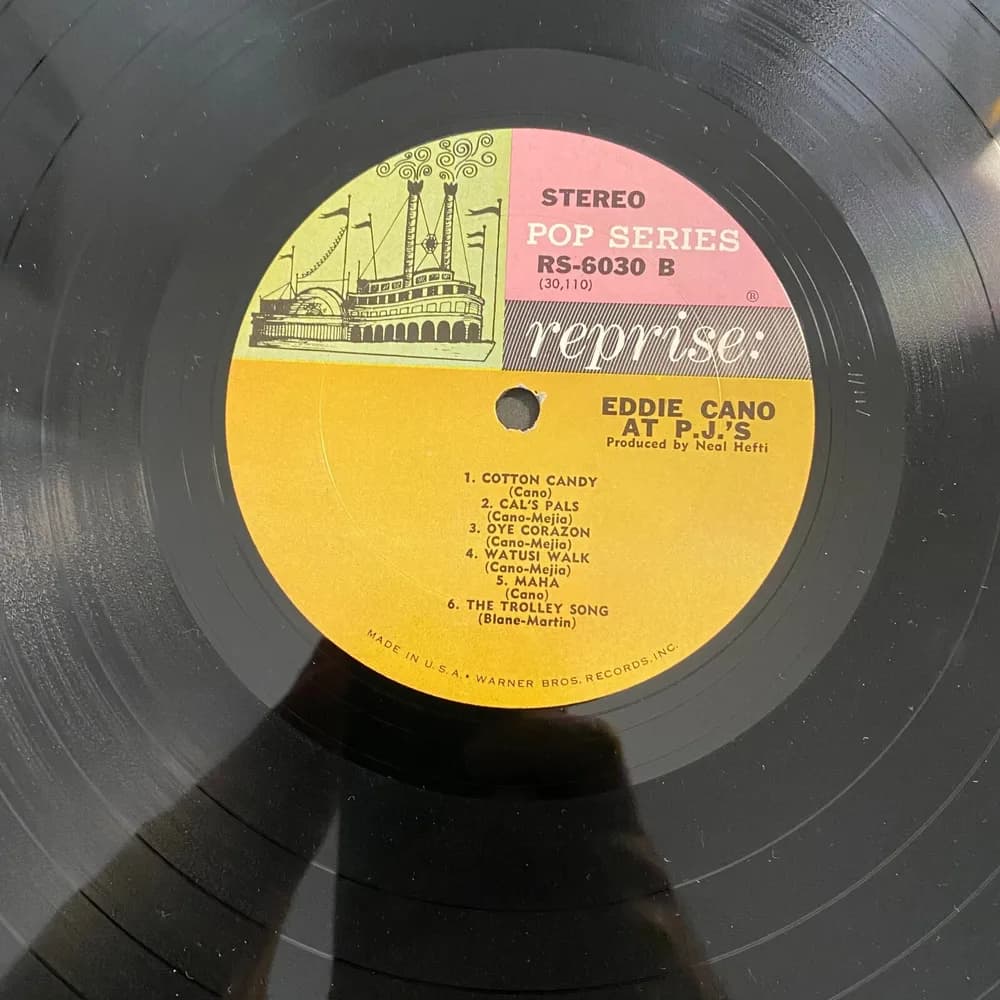 Eddie Cano - Eddie Cano At P.J.'s 1961 LP, Album Reprise Records RS-6030 Ve - Image 5