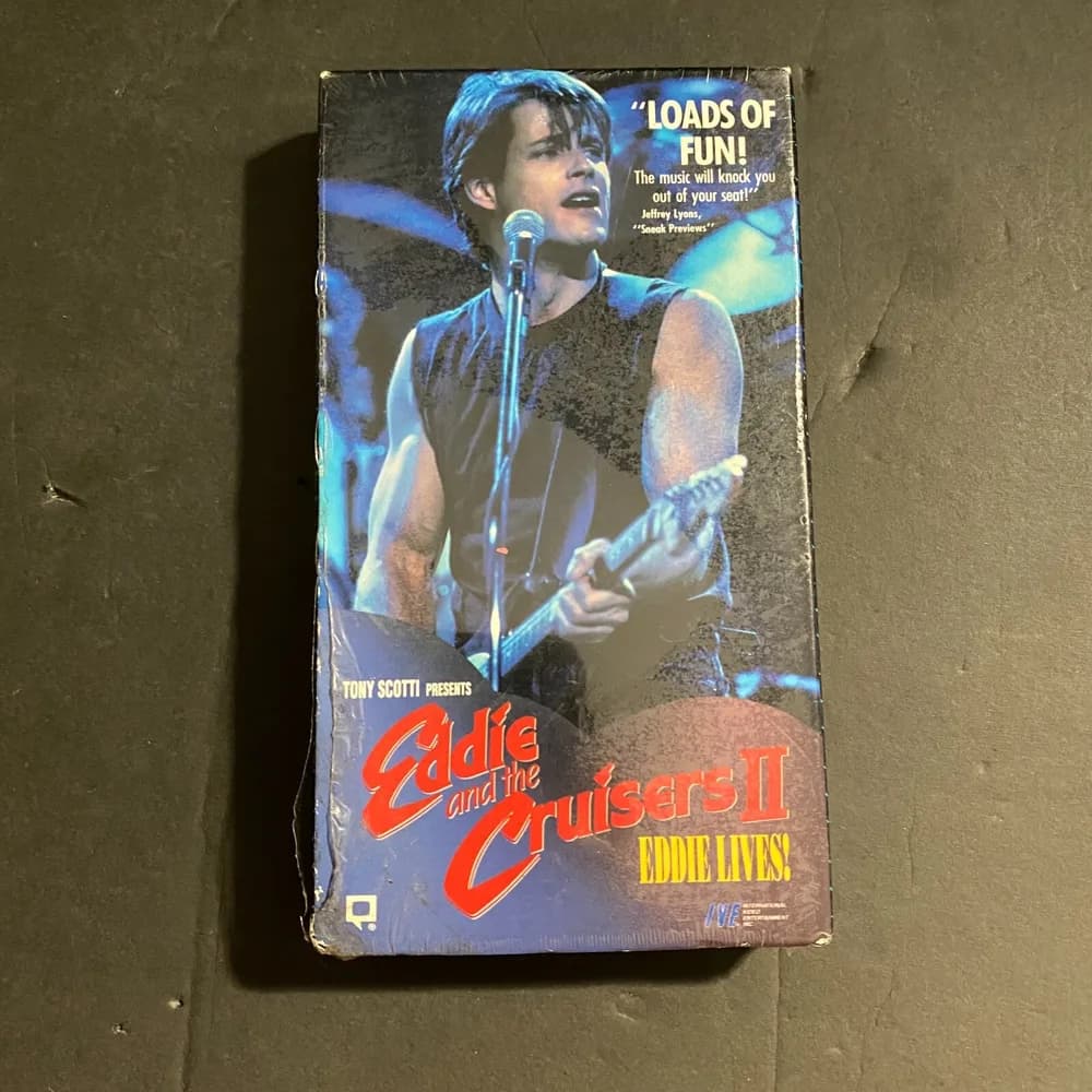 NEW SEALED VHS - Eddie and the Cruisers 2 II EDDIE LIVES!!  PLEASE READ