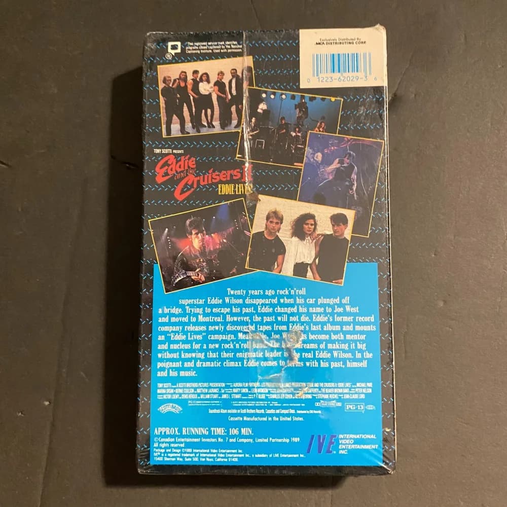 NEW SEALED VHS - Eddie and the Cruisers 2 II EDDIE LIVES!!  PLEASE READ - Image 3