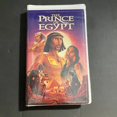 The Prince of Egypt Dreamworks Home Entertainment VHS 1999 Clamshell NEW Sealed 