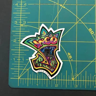 Vintage Unused graffiti JNCO Jeans Crown Sticker RARE jnco.com
