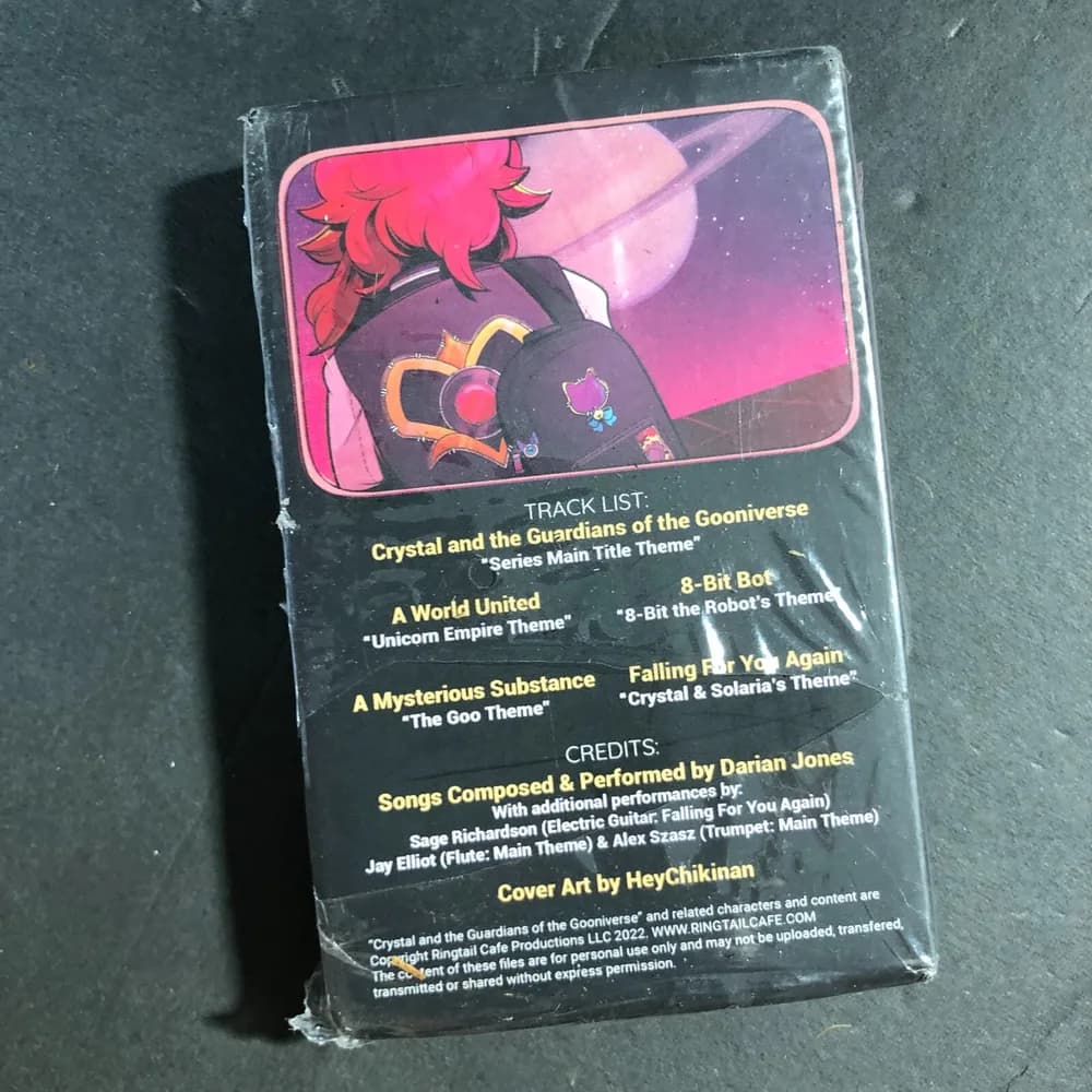 CRYSTAL AND THE GUARDIANS OF THE GOONIVERSE CASSETTE SOUNDTRACK New - Image 4