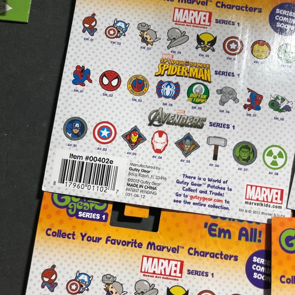 Gutzy gear super hero embroidery patch . 4 pack  - Image 2