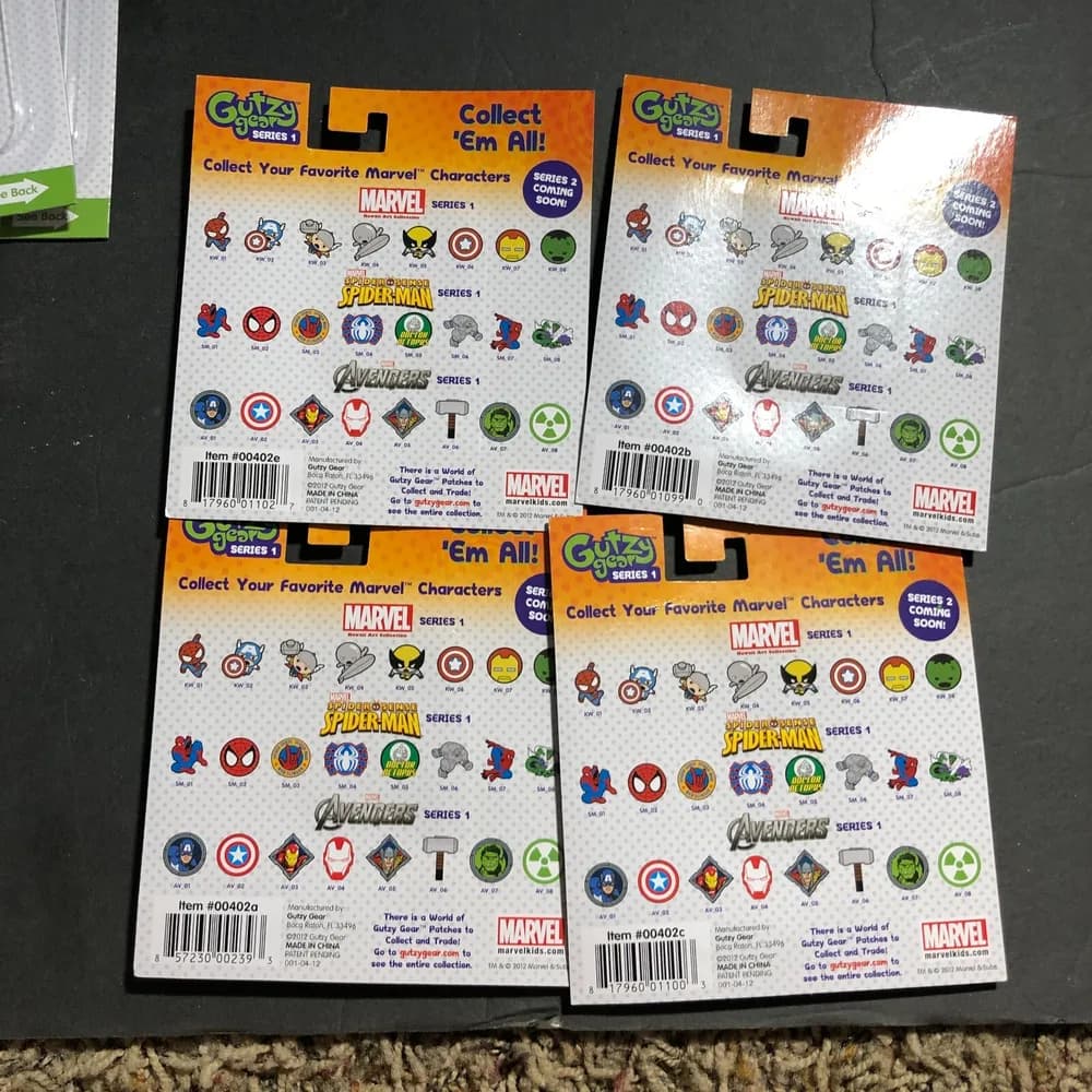 Gutzy gear super hero embroidery patch . 4 pack  - Image 6