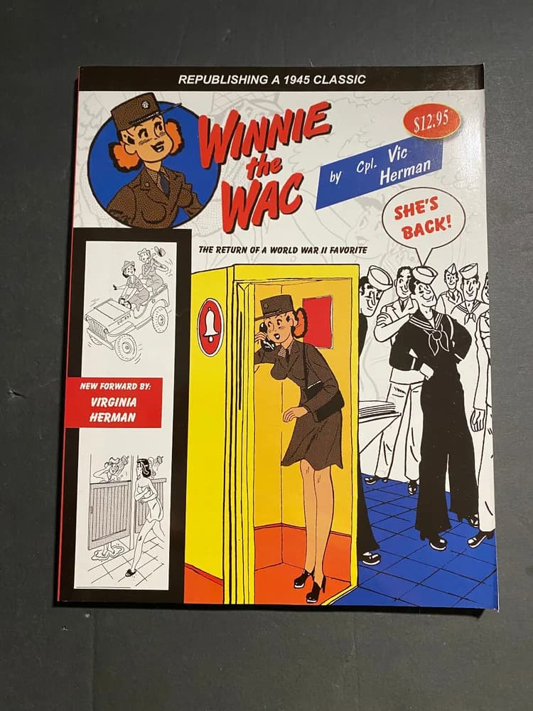 Winnie the Wac SC VF/NM Cpl. Vic Herman - republishing a 1945 classic - WWII