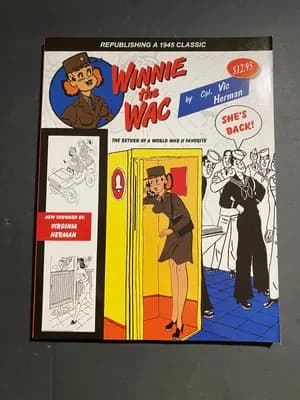 Winnie the Wac SC VF/NM Cpl. Vic Herman - republishing a 1945 classic - WWII