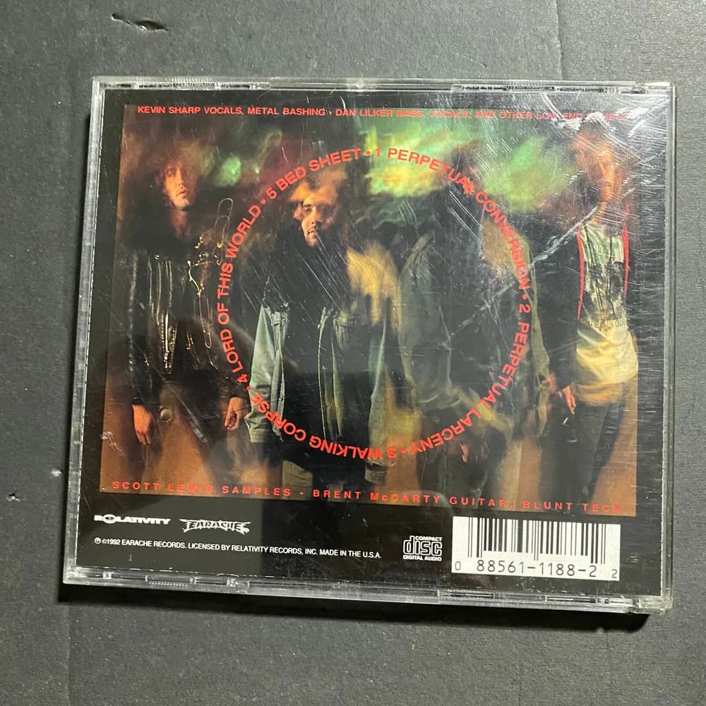 Perpetual Conversion by Brutal Truth - 1992 CD, Relativity Label - Image 2