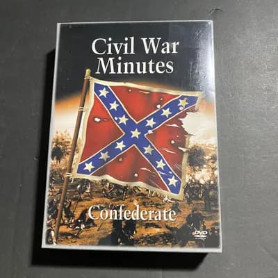 Civil War Minutes - Confederate Boxed Set (DVD, 2002, 2-Disc Set) NEW SEALED