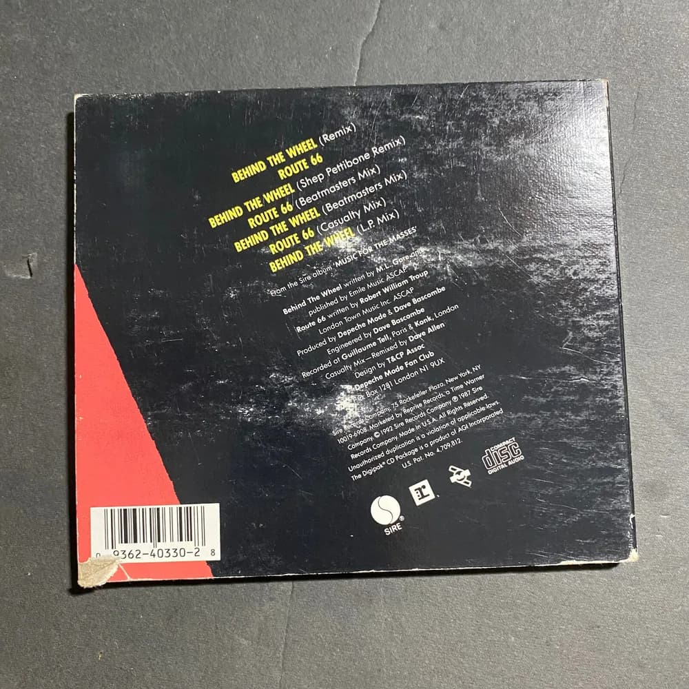 Depeche Mode - Behind The Wheel - CD - Single - Reissue - Digipak - Image 2