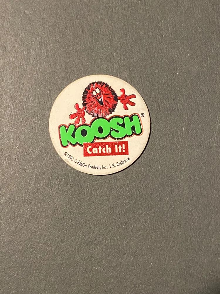 RARE Vintage Koosh Advertisment Catach it 1993 Odds on Products Pog
