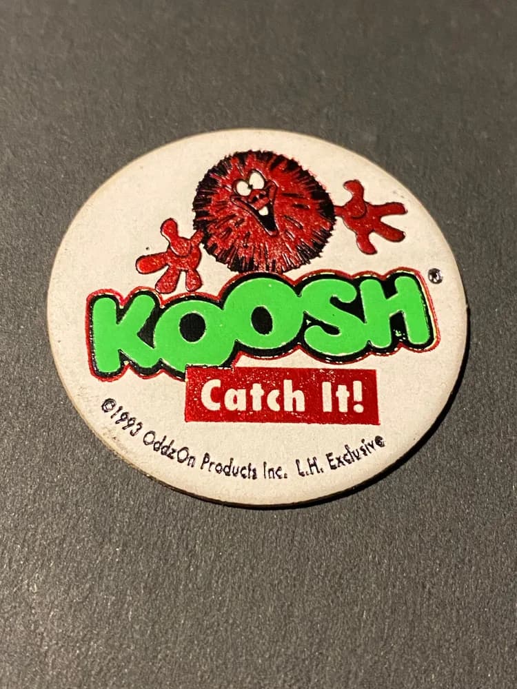 RARE Vintage Koosh Advertisment Catach it 1993 Odds on Products Pog - Image 2