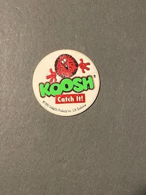 RARE Vintage Koosh Advertisment Catach it 1993 Odds on Products Pog
