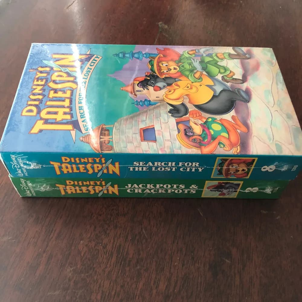 LOT OF 2 TaleSpin Search For The Lost City VHS / Jackpot & Crackpot  New In Box - Image 2