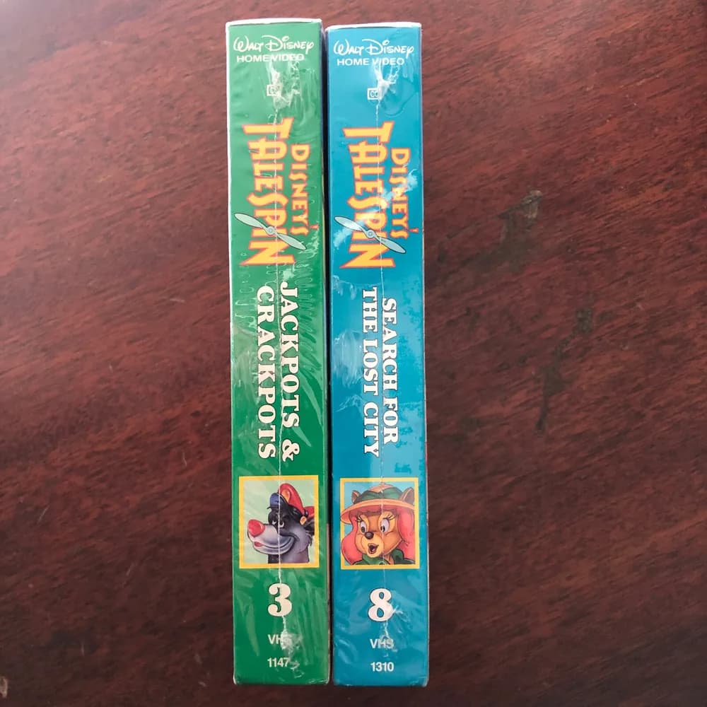 LOT OF 2 TaleSpin Search For The Lost City VHS / Jackpot & Crackpot  New In Box - Image 4