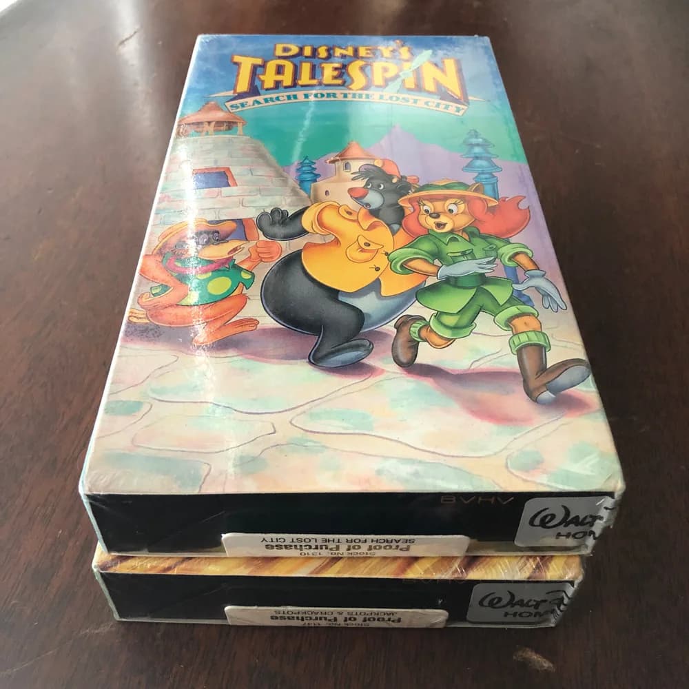 LOT OF 2 TaleSpin Search For The Lost City VHS / Jackpot & Crackpot  New In Box - Image 5