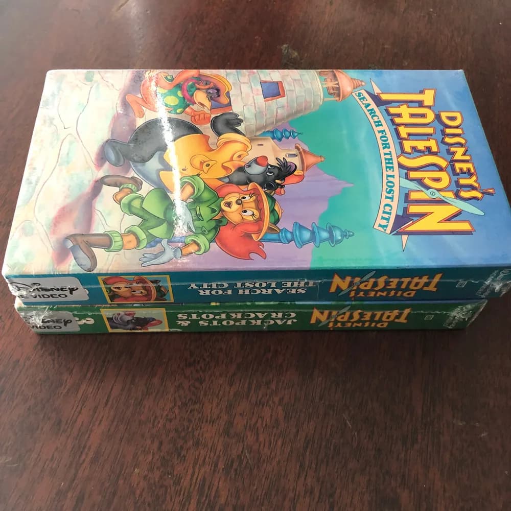 LOT OF 2 TaleSpin Search For The Lost City VHS / Jackpot & Crackpot  New In Box - Image 6