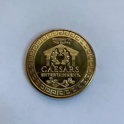 Caesars Entertainment Harrah's Rincon Band of Luiseno Indians Golden Token Coin