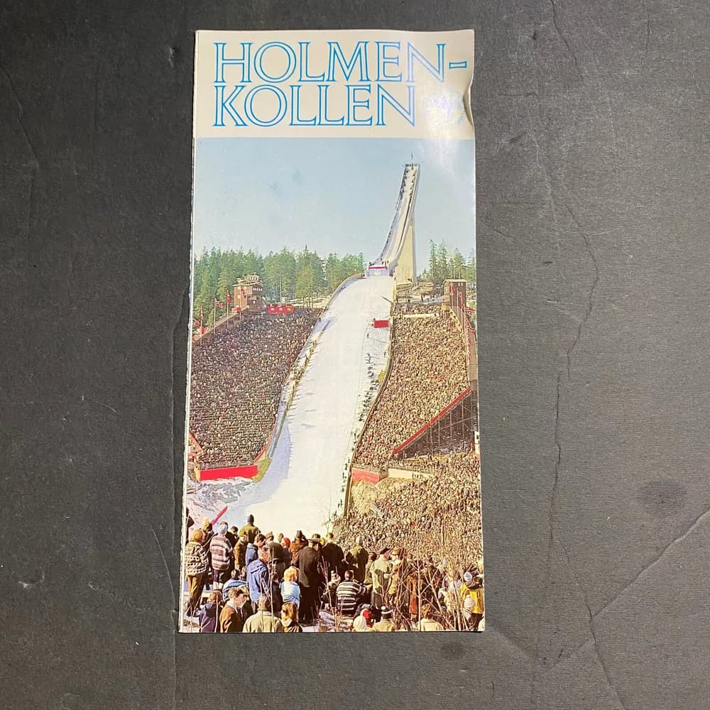 Holmenkollen Norway Ski Museum Tourist Attraction Souvenir Brochure