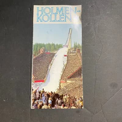 Holmenkollen Norway Ski Museum Tourist Attraction Souvenir Brochure