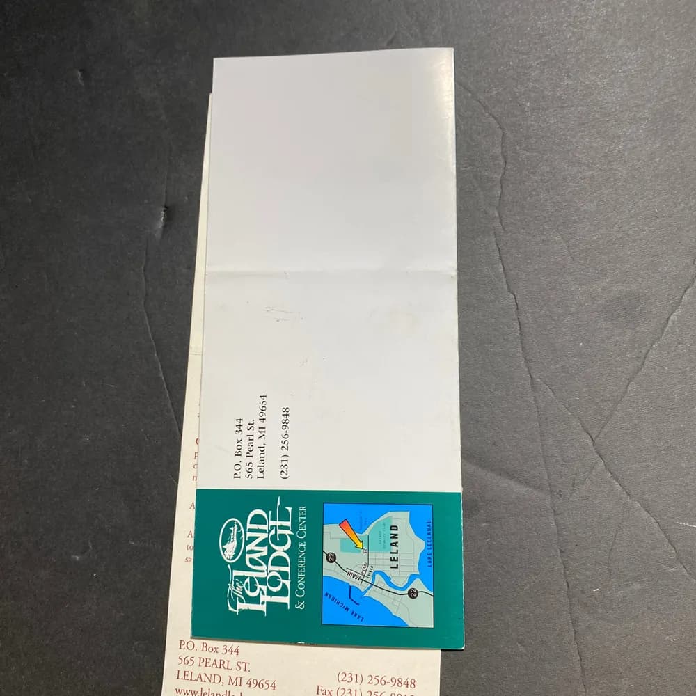 Vintage Leland Lodge Brochure - Leland, MI - Historic Travel Collectible - Image 5