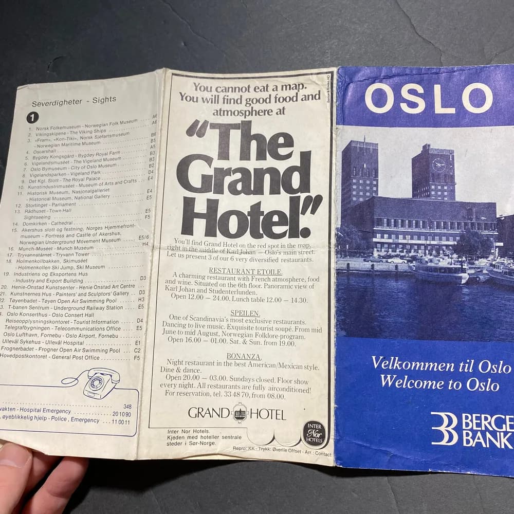 Oslo Bergen Bank 'Welcome to Oslo' Brochure - Vintage Travel Guide - Image 4