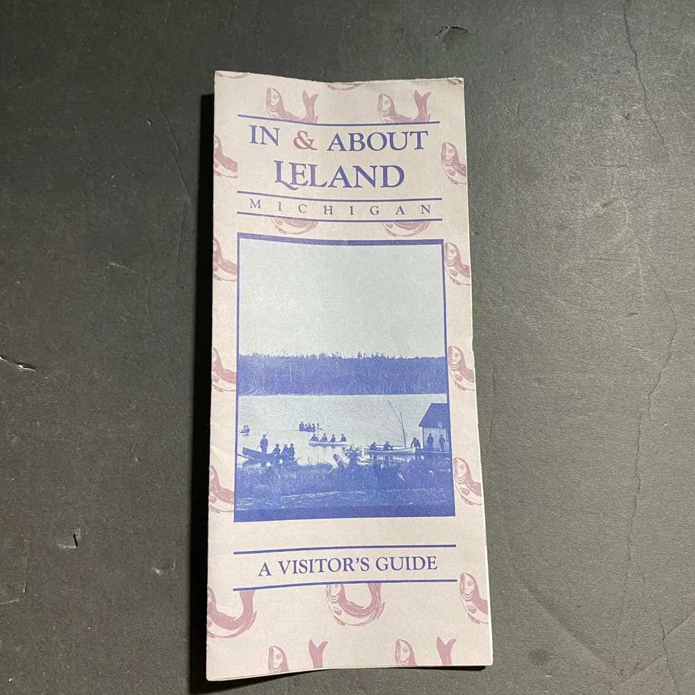 In & About Leland Michigan - Vintage Visitor's Guide Brochure