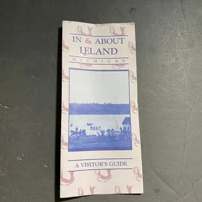 In & About Leland Michigan - Vintage Visitor's Guide Brochure
