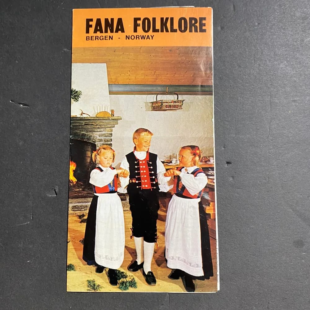 Fana Folklore Country Festival Brochure Bergen Norway 1978 With PHOTO! - Image 2