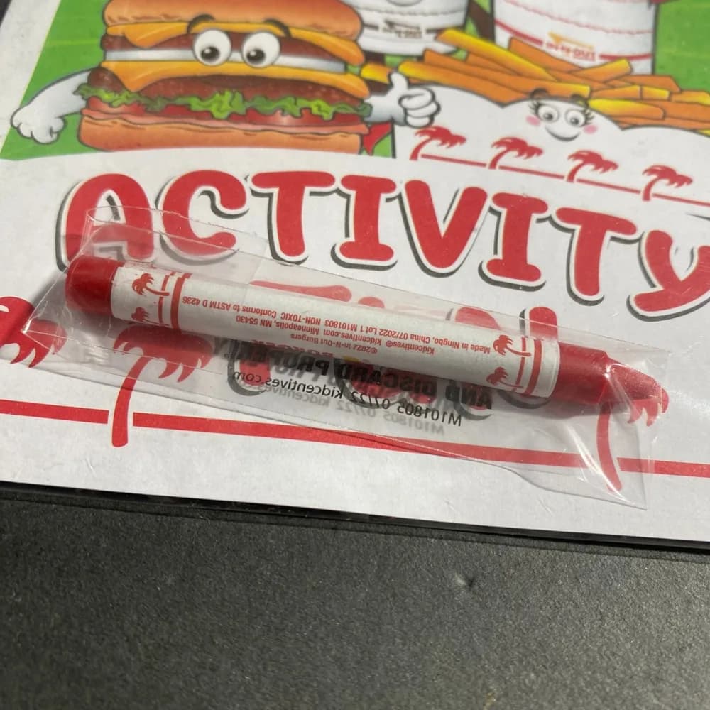 In N Out Burger Coloring Book (2023) New Activity Fun Kids Adult Crayon - Image 2