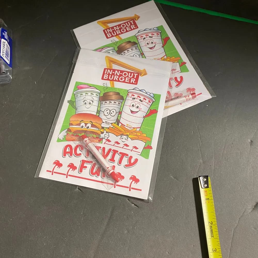In N Out Burger Coloring Book (2023) New Activity Fun Kids Adult Crayon - Image 4