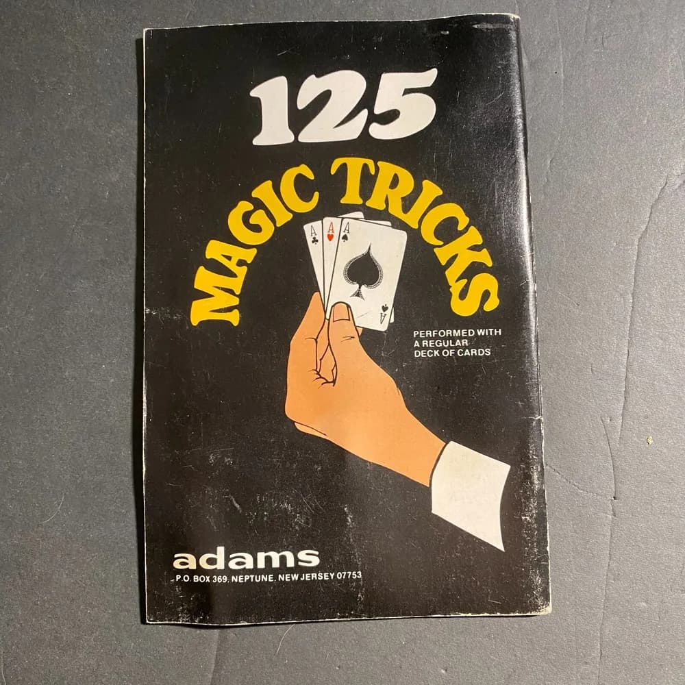 1976 Adam 125 Magic Tricks Book. Pick A Card, Any Card! - Image 2
